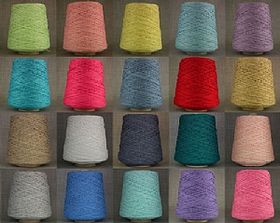 COLORED INDIGO YARN